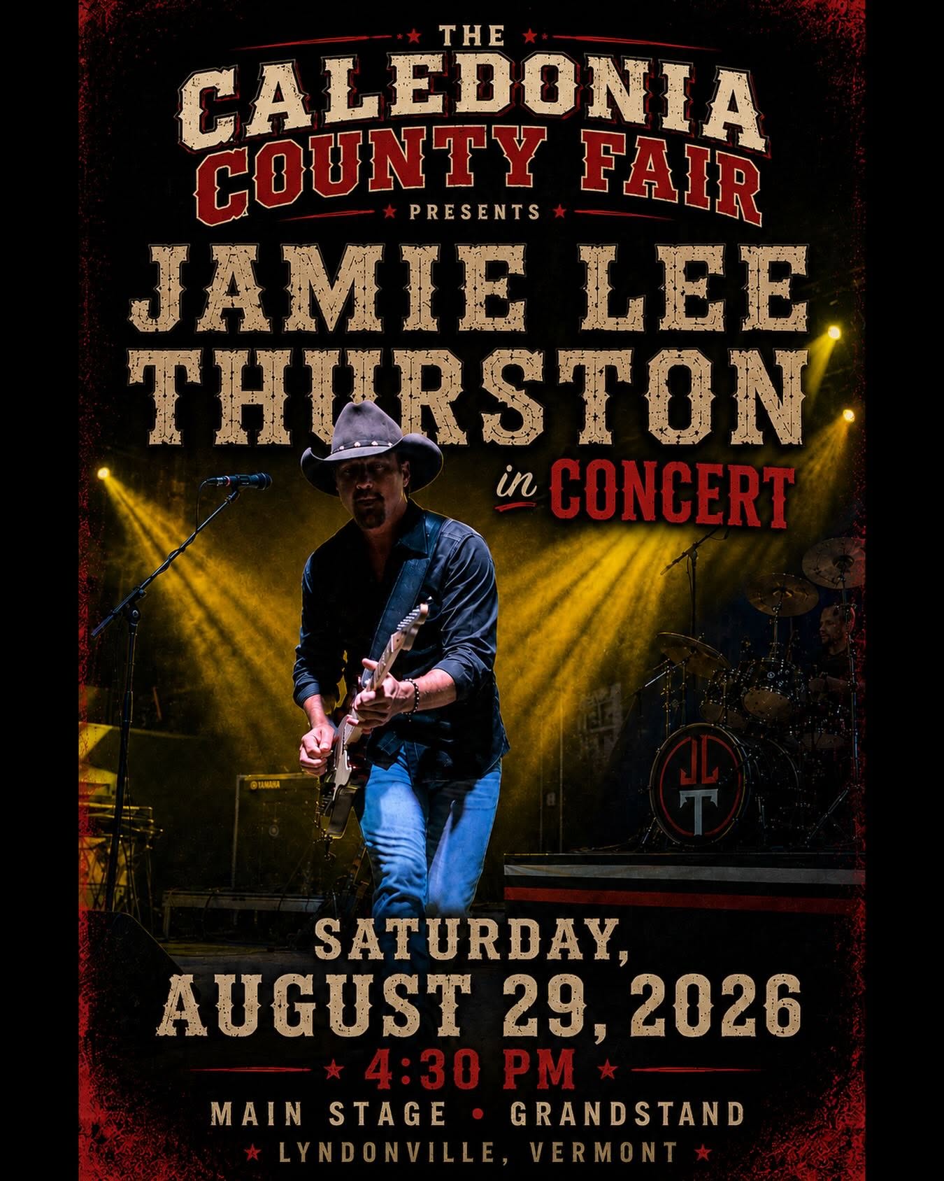 The band hits the Main Stage at the Grandstand this Saturday for the Caledonia County Fair.