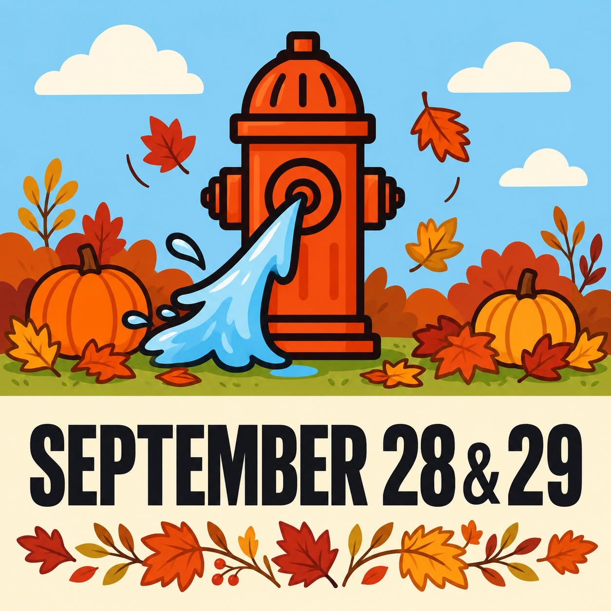 FALL HYDRANT FLUSHING UPDATE
