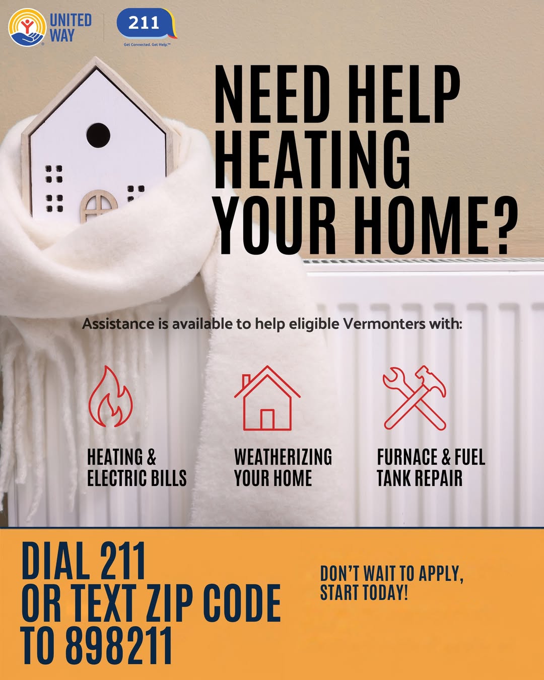 Need Help Heating Your Home? Assistance Is Available for Eligible Vermonters